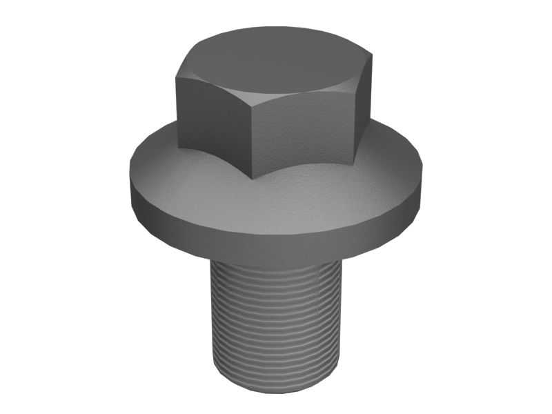 114-4363: Болт с фланцевой головкой