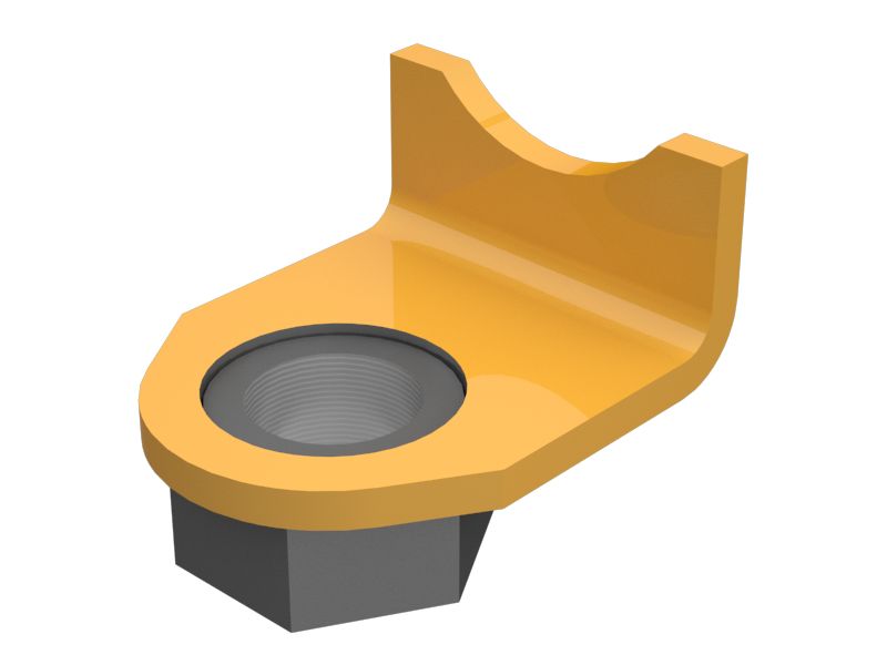 Приварная гайка кронштейна