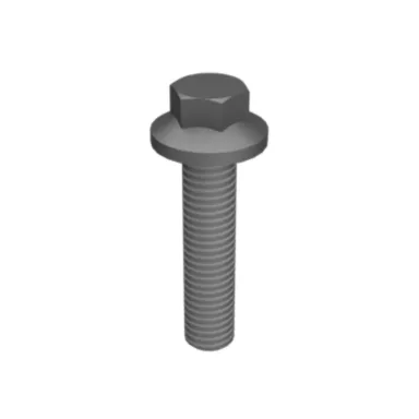101-3895: M8 sekskantet flangehovedbolt