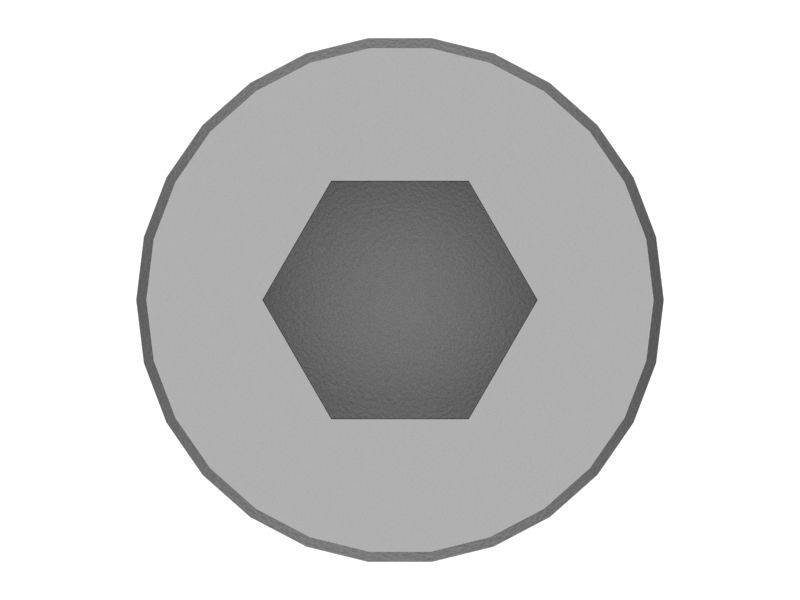 Болт с головкой под шестигранный торцевой ключ