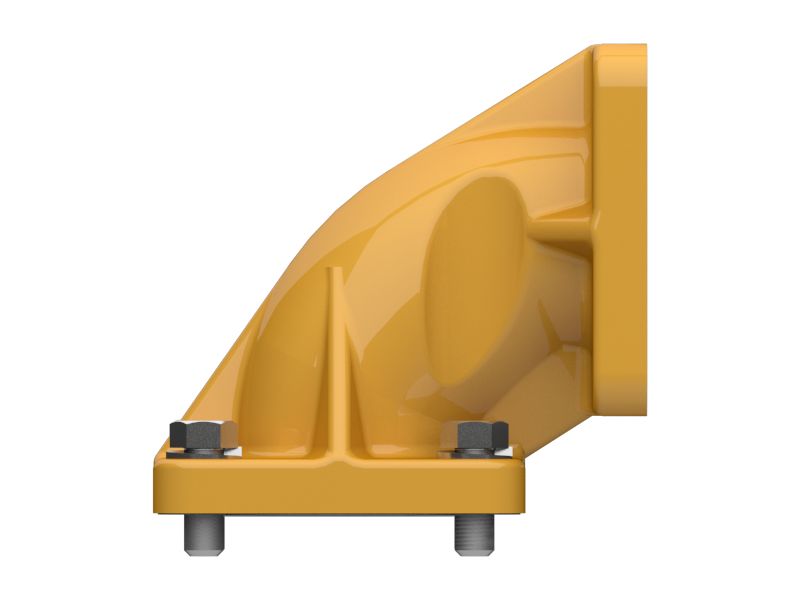 Колено выхлопной трубы в сборе