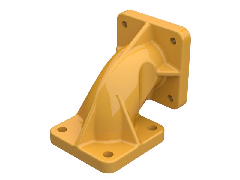 191-0563: КОЛЕНЧАТЫЙ ПАТРУБОК ВЫПУСКНОЙ ТРУБЫ