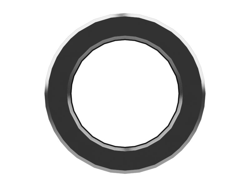 Цилиндрическая прокладка топливной форсунки