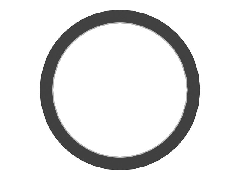 Равномерный прямой шланг с внутренним диаметром 600 мм