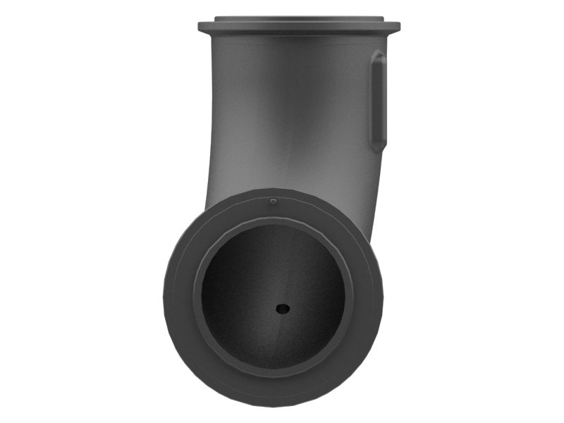 Колено выхлопной трубы в сборе