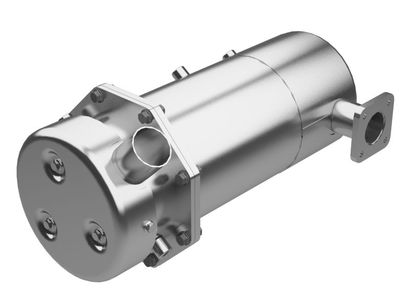 Блок дизельного сажевого фильтра