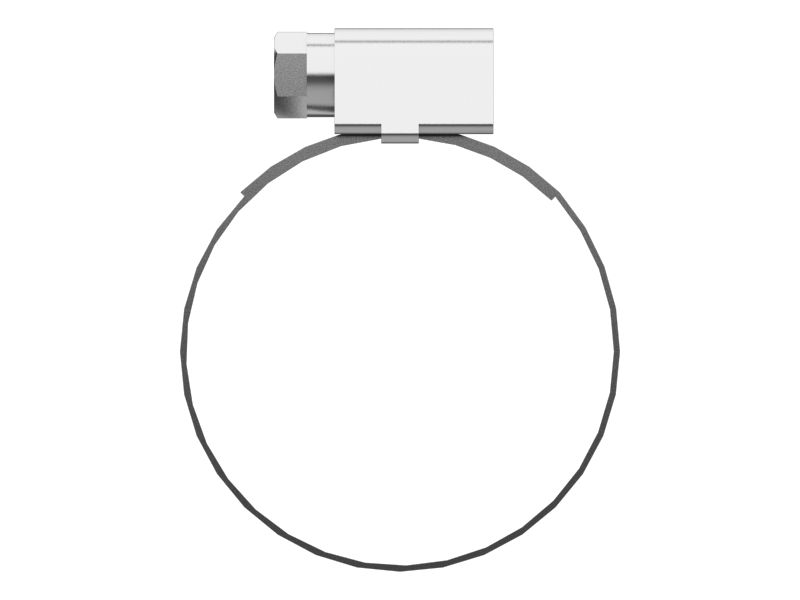 Ленточный хомут шланга