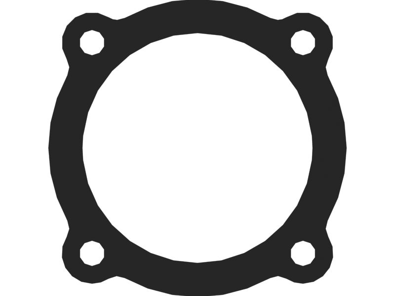 Прокладка переходника турбонагнетателя толщиной 1 мм