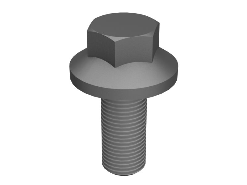 Болт с шестигранной фланцевой головкой M6