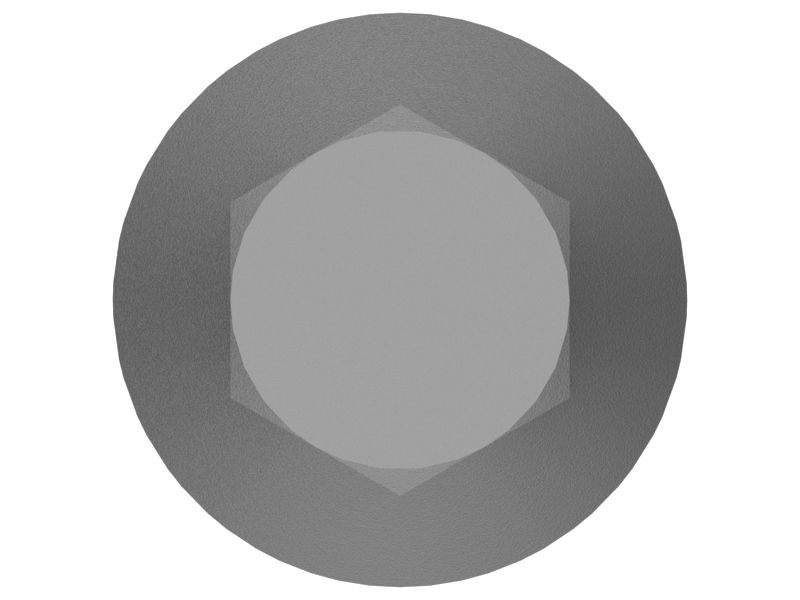 Болт с шестигранной фланцевой головкой M6