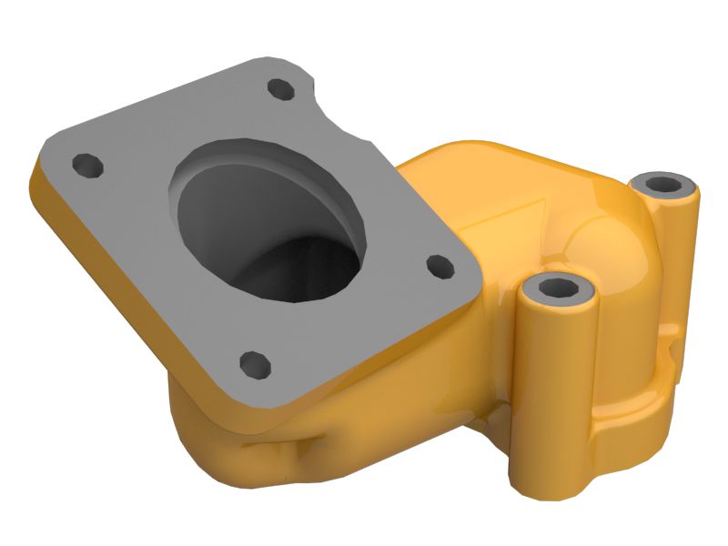 Коленчатый патрубок выпускной