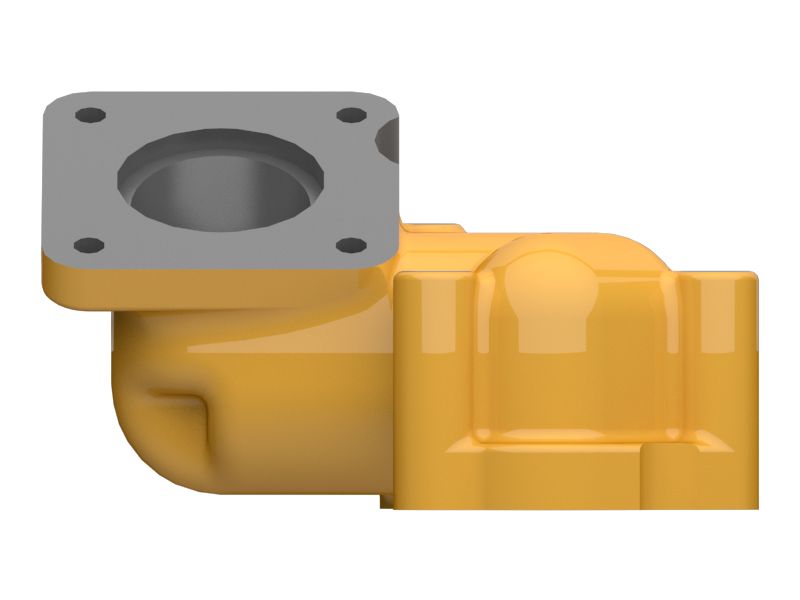 Коленчатый патрубок выпускной
