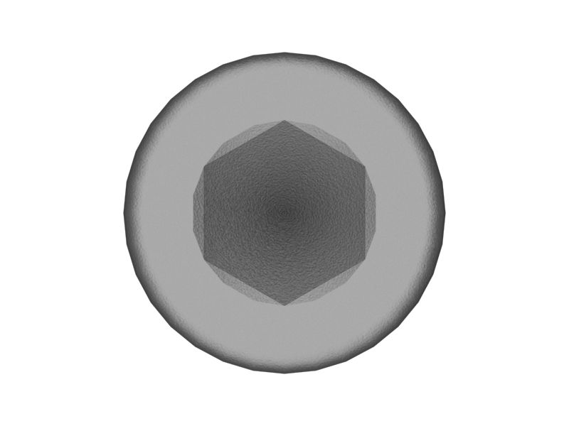 БОЛТ С ГОЛОВКОЙ ПОД ТОРЦЕВОЙ КЛЮЧ, M10 X 1.5