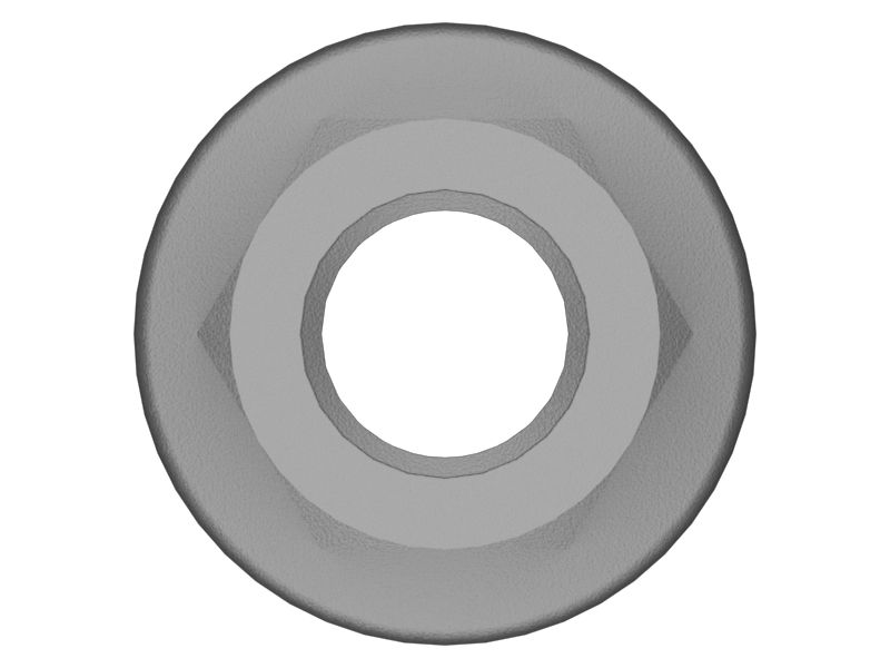 Гайка шестигранная фланцевая