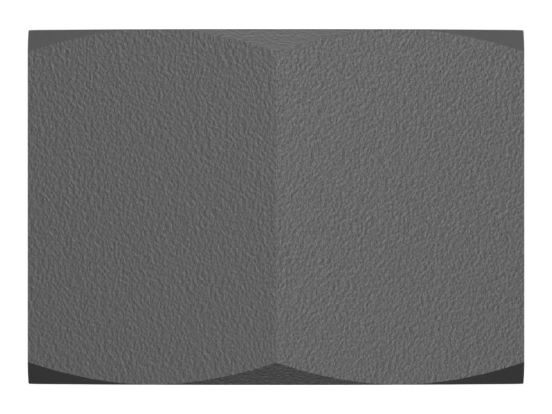 Шестигранная гайка с резьбой M10X1,25