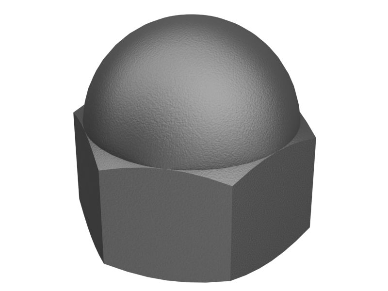 Шестигранная накидная гайка