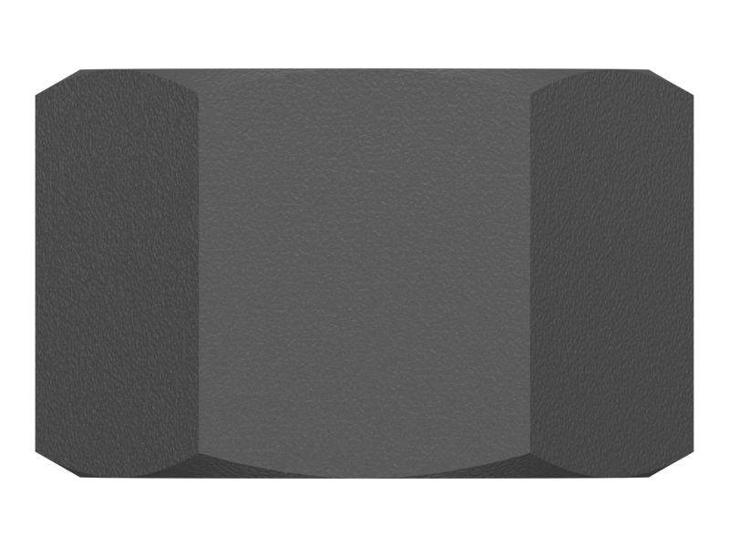 Шестигранная гайка с резьбой M10X1,25