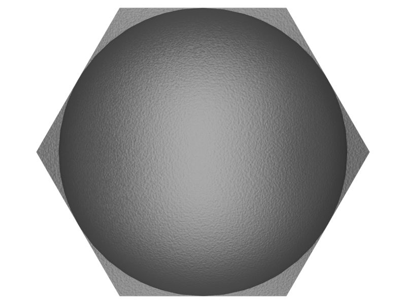 Шестигранная накидная гайка