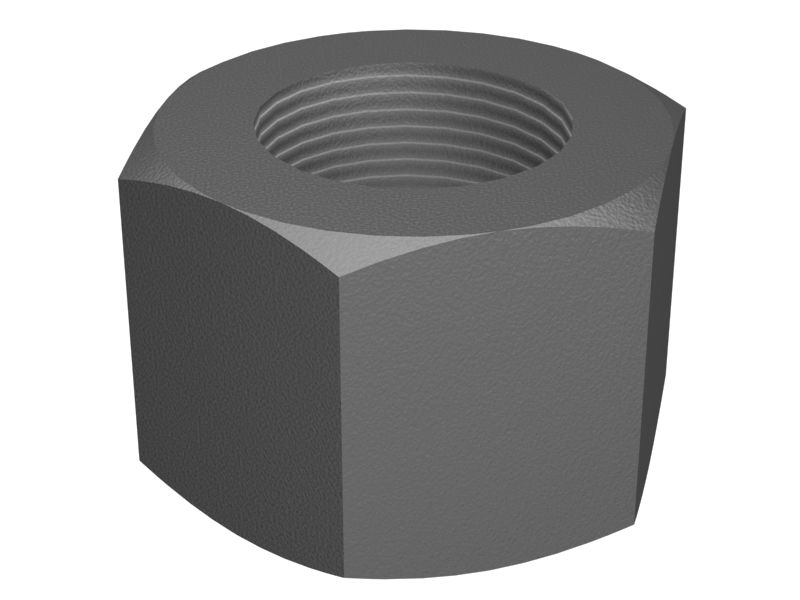 Шестигранная гайка с резьбой M10X1,25