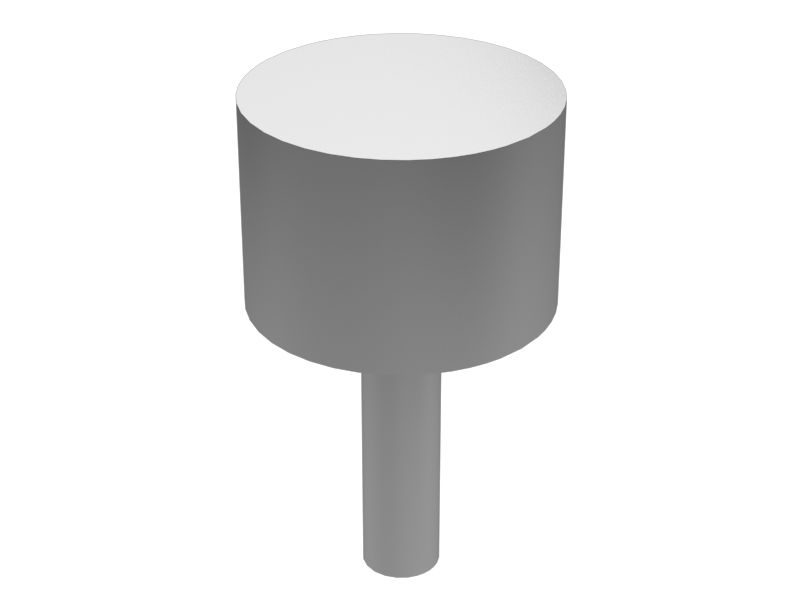 Бампер, максимальный диаметр основания 30 мм