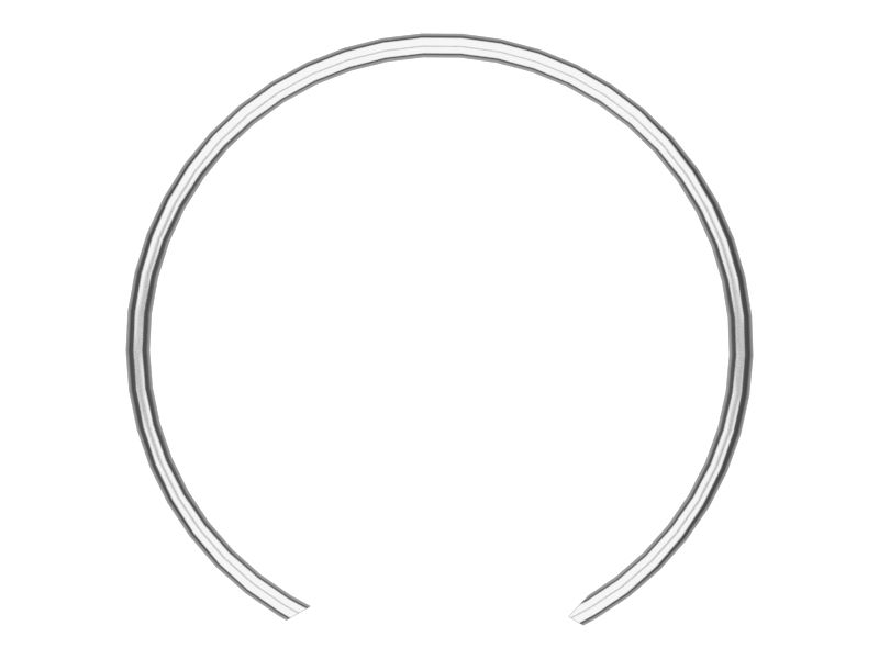 Стопорное кольцо внутреннего диаметра 75,44 мм