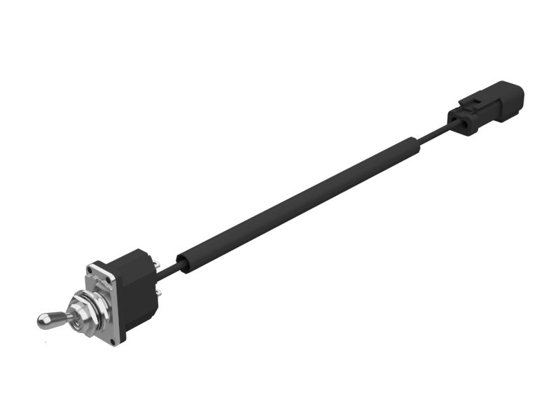 Однополюсный одноходовой тумблерный переключатель, 28 В