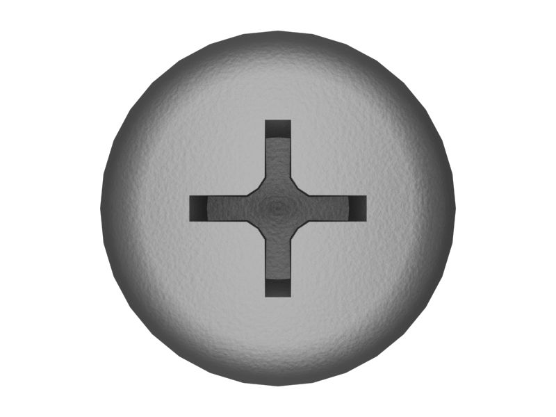 Винт с цилиндрической скругленной головкой