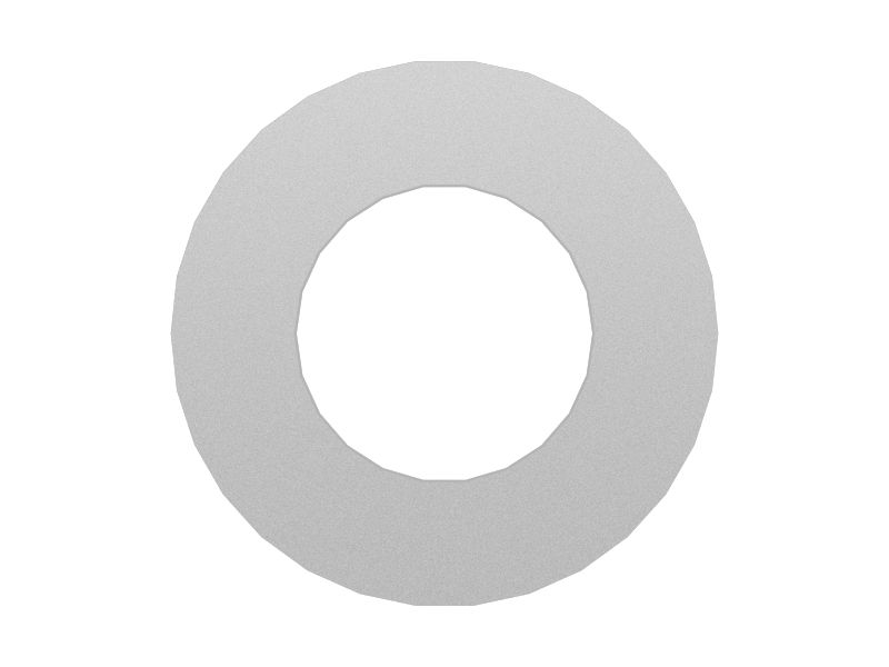 Стальная прокладка габаритной длины 30 мм