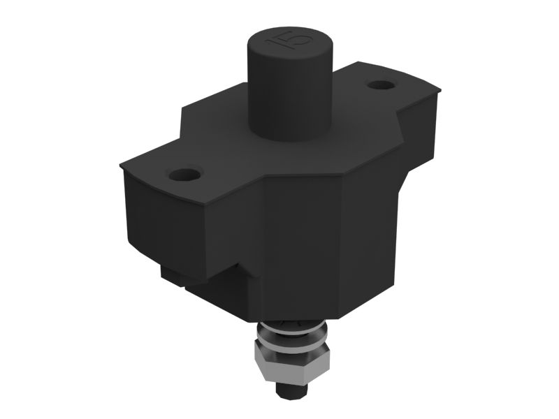 Пластиковый автоматический выключатель с ручным сбросом 15A