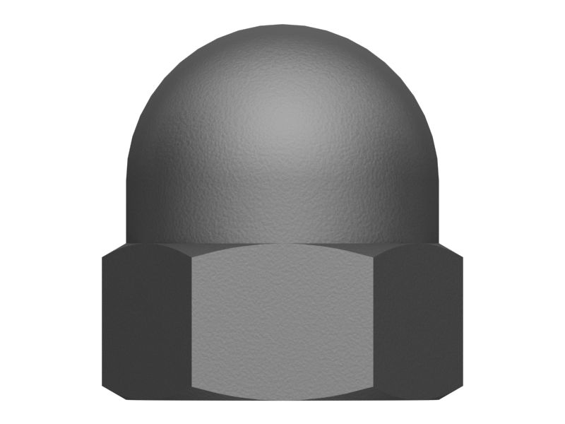 Шестигранная колпачковая гайка M6 x 1 мм