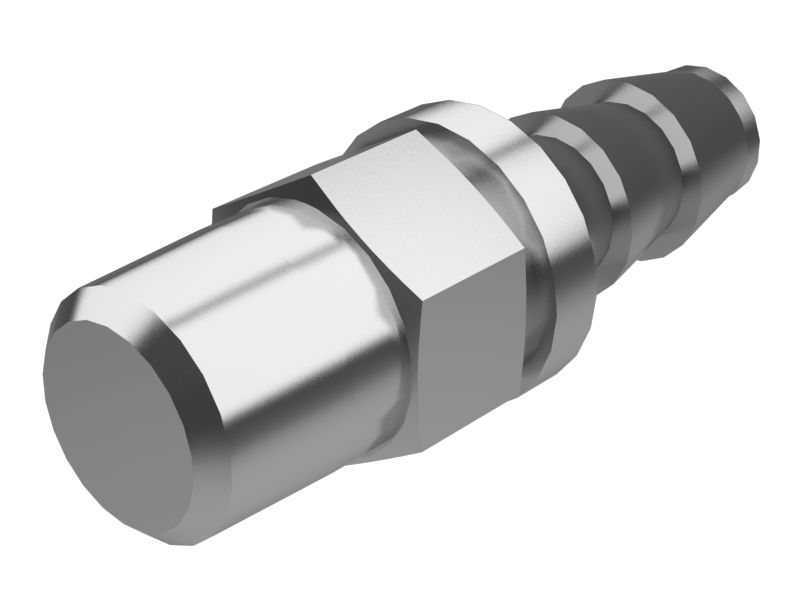 Прямой фитинг шланга с развальцовкой (резьба 1/8")