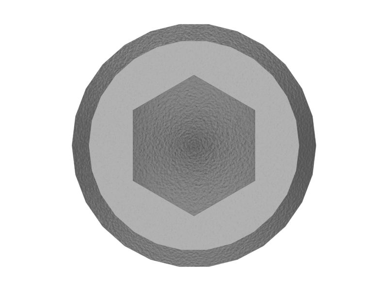 Болт с головкой под шестигранный торцевой ключ M6X1