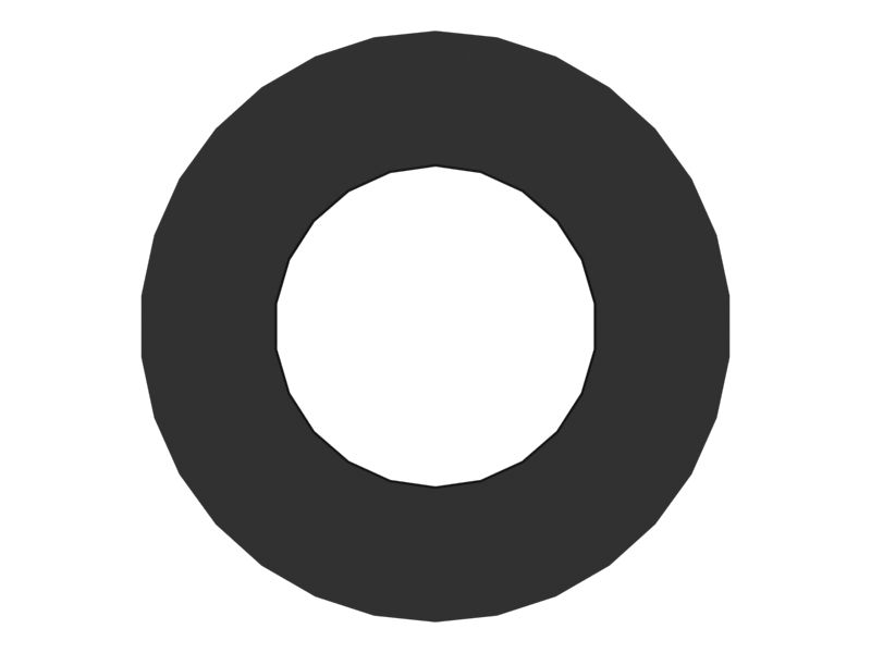 Прокладка с наружным диаметром 20 мм