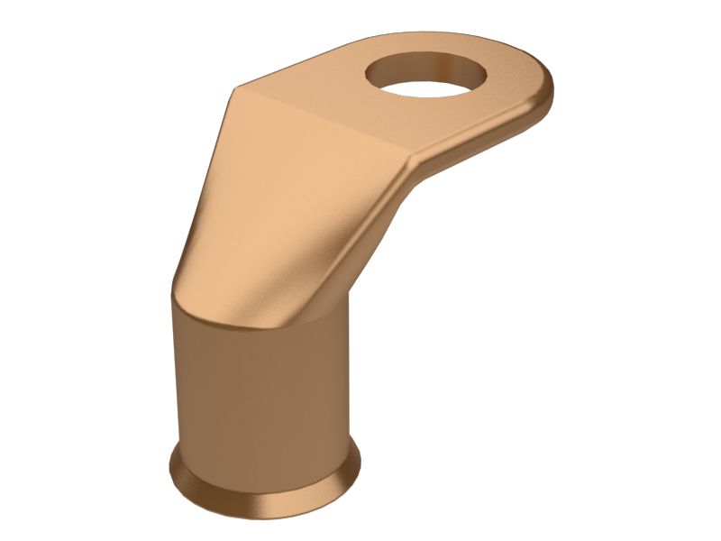 Клемма с изоляцией под углом 90 градусов