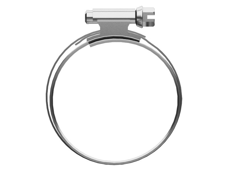 Натяжной ленточный хомут с шестигранным болтом, внутренний диаметр 53,00 мм