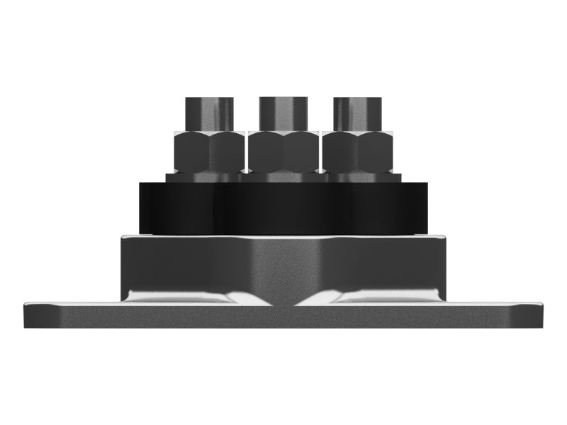 Пластиковый соединительный блок 400 А с двумя монтажными отверстиями