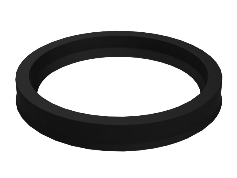 Уплотнение П-образной манжеты штока цилиндра диаметром 86,15 мм