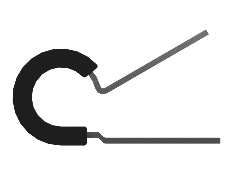 Силиконовый петлевой зажим диаметром 12,7 мм