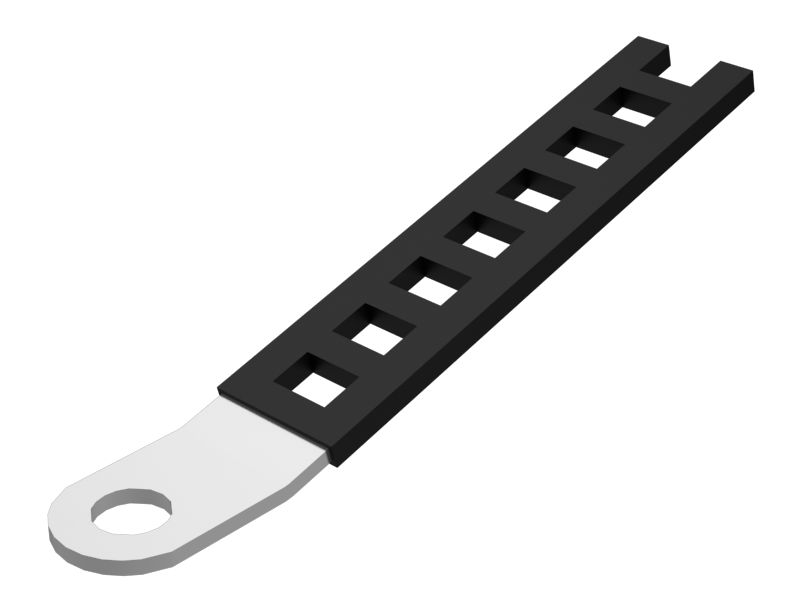 351-3525: Монтажный проволочный зажим лестницы, длина 99 мм