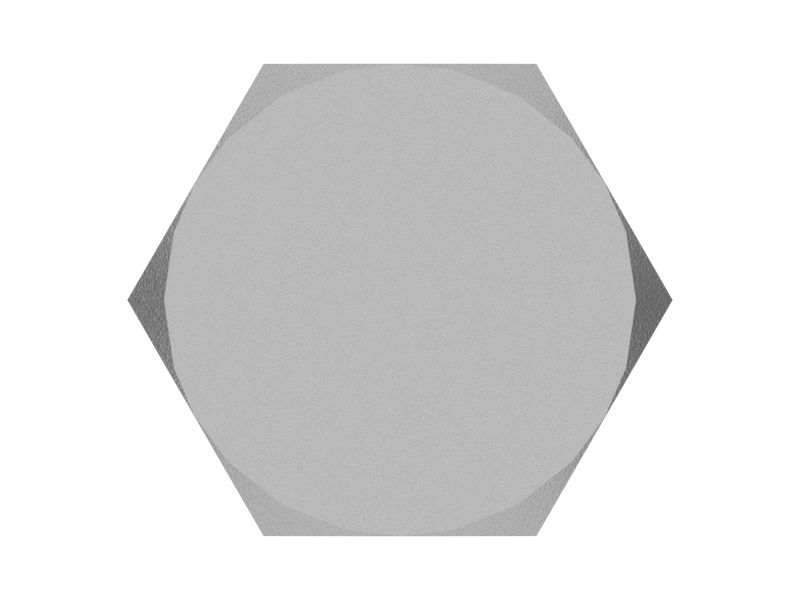 Болт с шестигранной головкой с резьбой M16X2