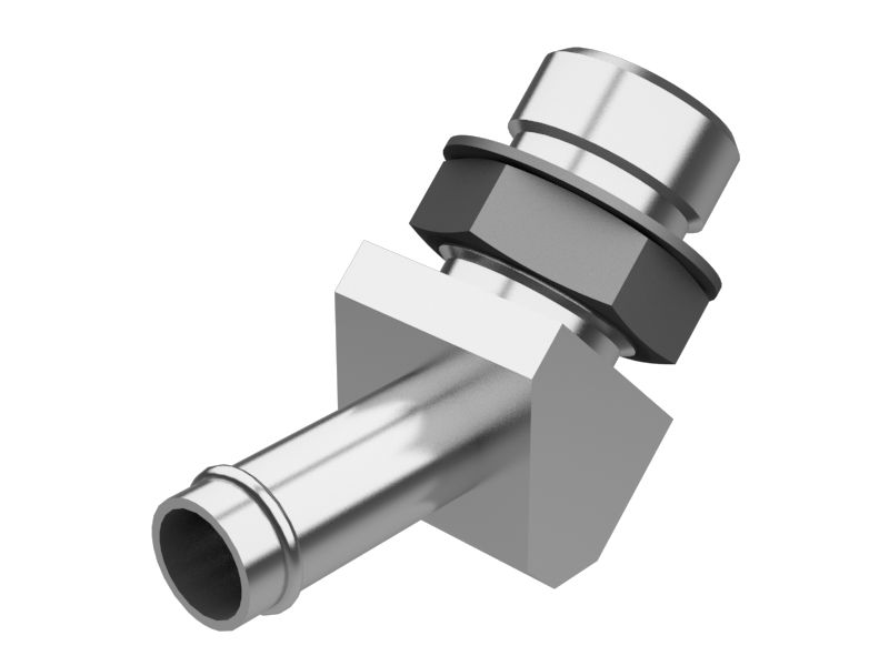 Переходной коленчатый патрубок 45°