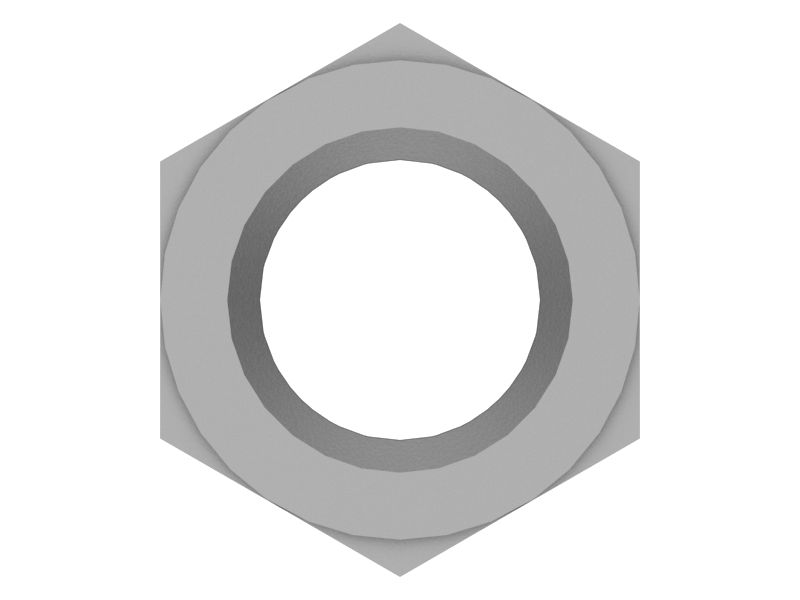 Шестигранная гайка 3/8''-24