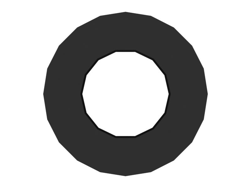 Стальная проставка длиной 90 мм