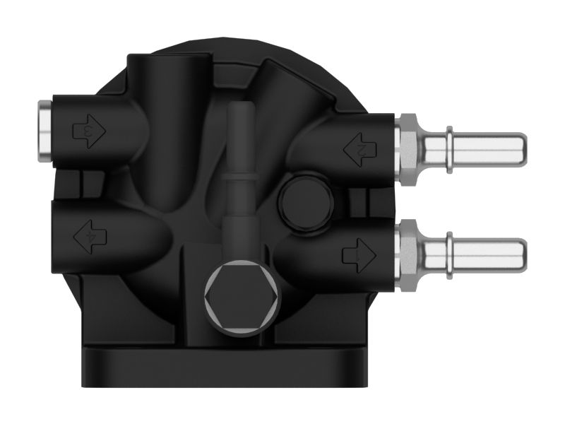 Блок водоотделителя и топливного фильтра