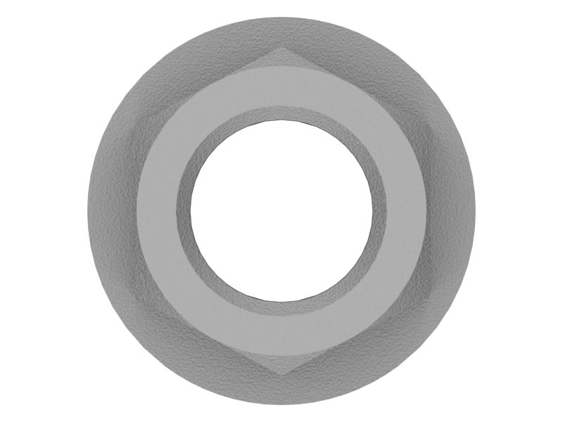 Шестигранная контргайка M8 x 1 мм