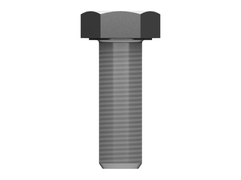 Болт с шестигранной головкой с резьбой M10X1,25