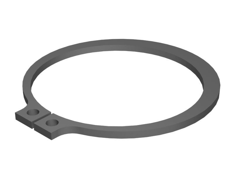 Наружное стопорное кольцо свободного диаметра 45,8 мм