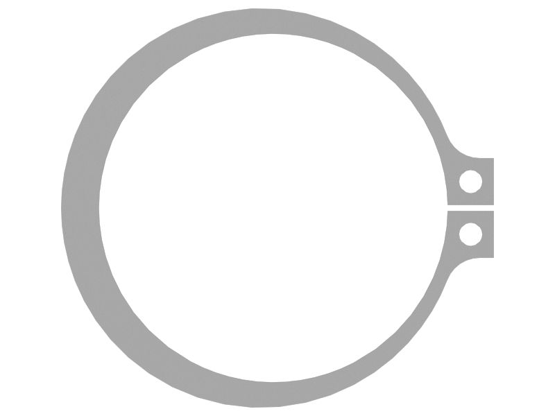 Наружное стопорное кольцо свободного диаметра 45,8 мм