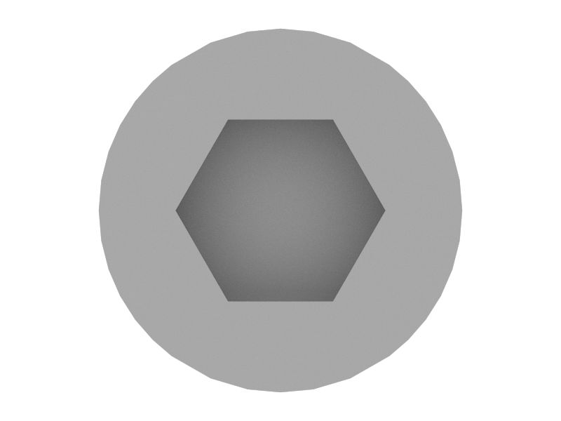 Болт с шестигранной головкой под торцевой ключ M10-1,5 x 30 мм