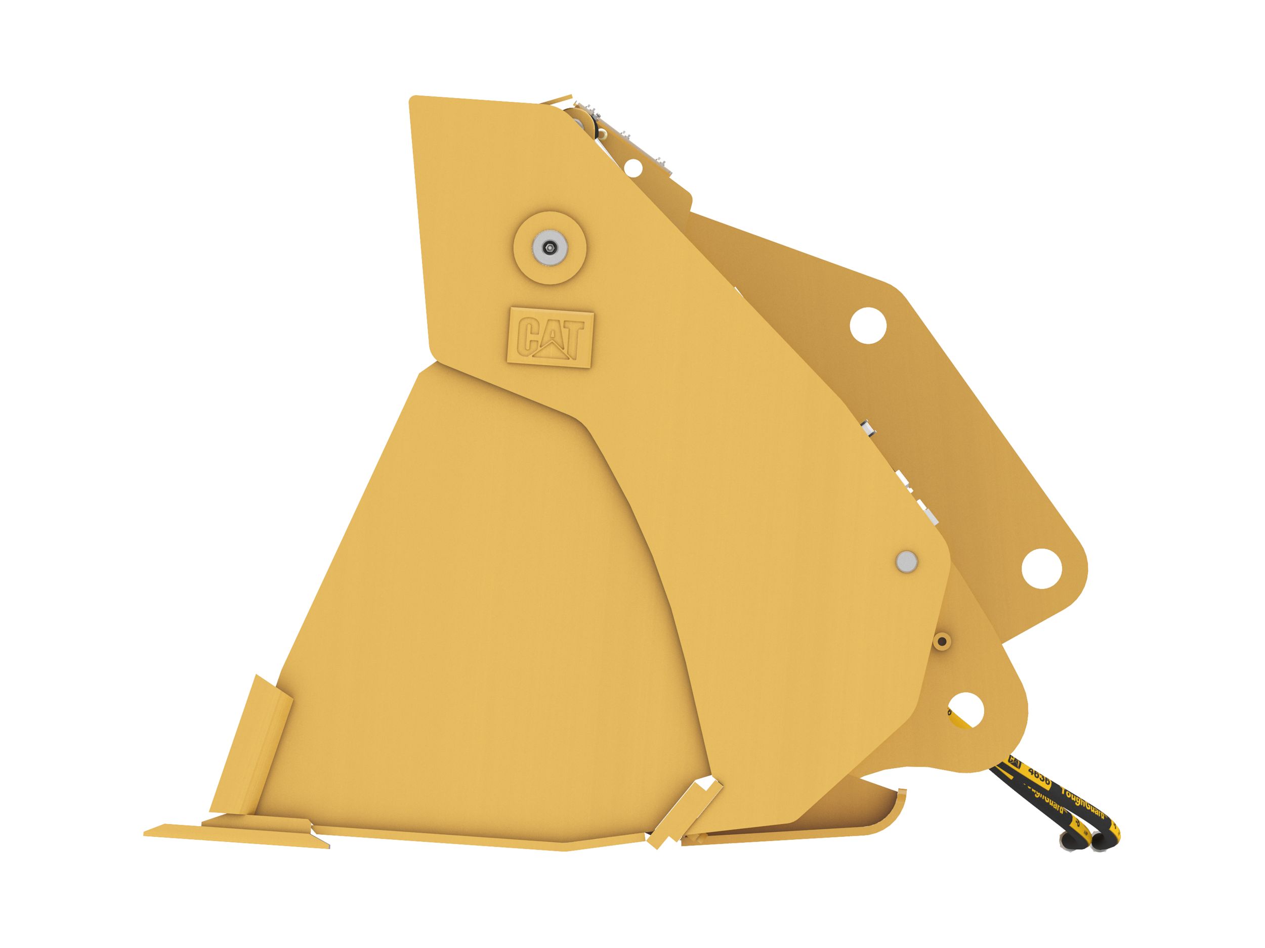 1.34 m3 (1.75 yd3), Single Tilt Pin On, Bolt-On Cutting Edge, Heavy Duty 